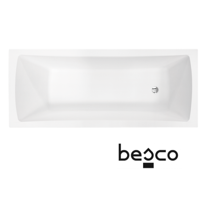 Акриловая ванна «Besco PMD Piramida Optima » 140 см