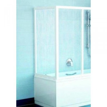 Стенка для ванны RAVAK APSV-70 Transparent стекло ширина 700 профиль белый мм (артикул 95010102Z1)