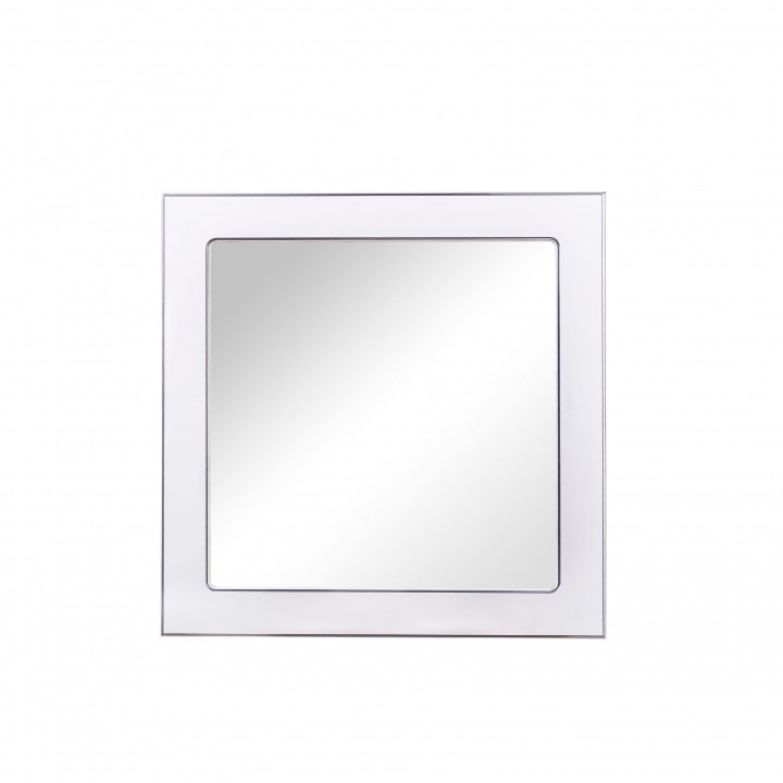 Зеркало AKVA RODOS  Беатриче 80 см белый патина хром