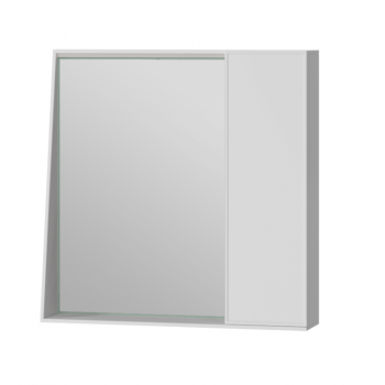 Зеркальный шкаф ЮВЕНТА Manhattan MnhMC-70 белый