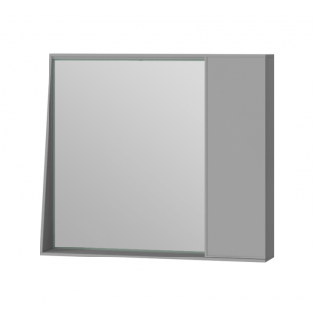Зеркальный шкаф ЮВЕНТА Manhattan MnhMC-80 серый