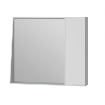 Зеркальный шкаф ЮВЕНТА Manhattan MnhMC-80 белый