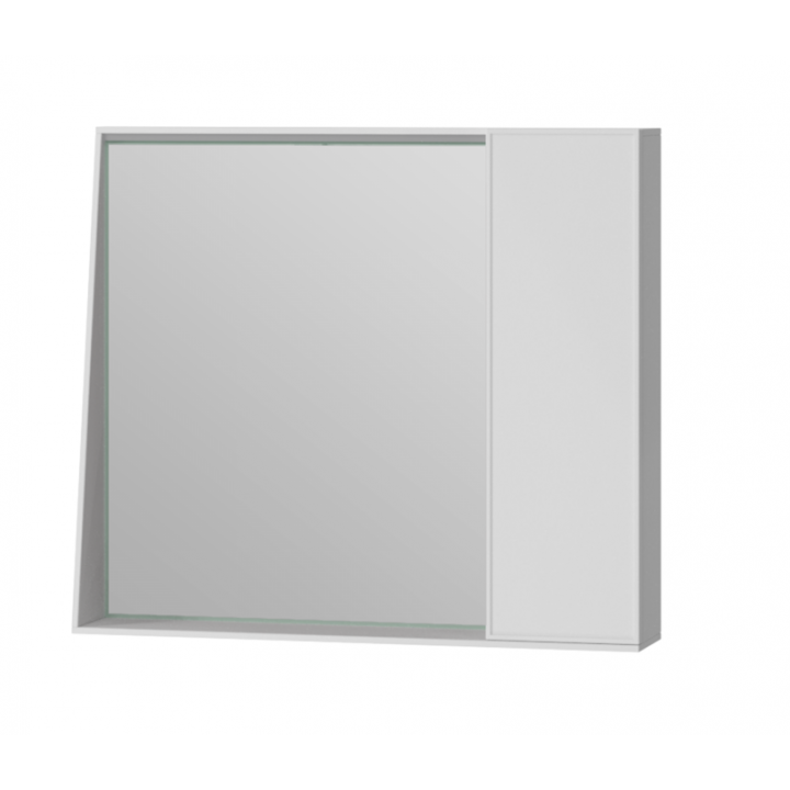 Зеркальный шкаф ЮВЕНТА Manhattan MnhMC-80 белый