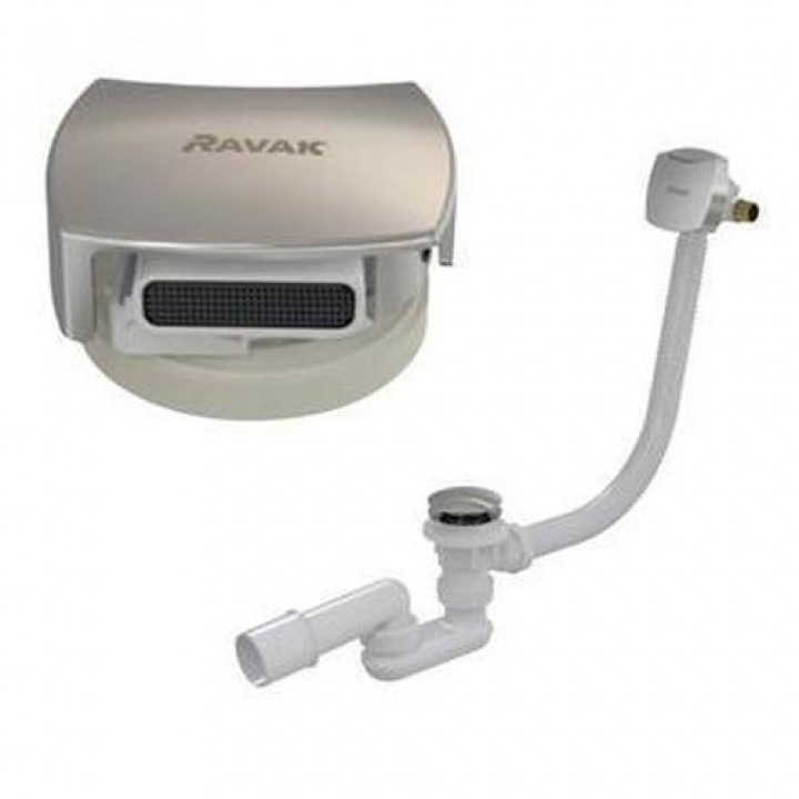 Сифон Ravak для ванной с переливом и наполнением ClickClack  X01440