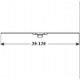 Дренажный канал Geberit CleanLine60 полированный/матовый металл, L30-130 см (154.457.KS.1)