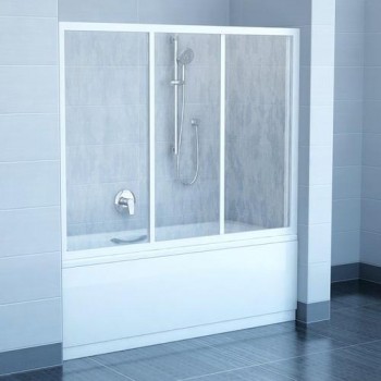 Шторы для ванны Ravak AVDP3 -150 RAIN белый профиль